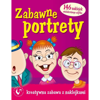 Zabawne portrety. Kreatywna zabawa z naklejkami